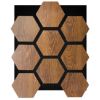 PANEL ROMB DEZEN TAMNI DEKOR 602x525x19mm AKU012 - 3