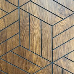 PANEL AKU TAMNO DRVO  2750x600x9mm DK010 ROMB DEZEN