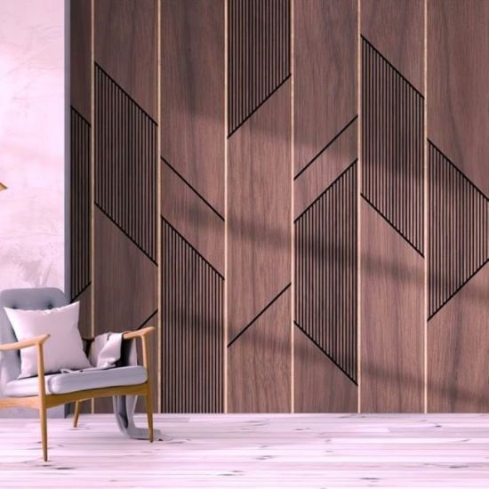 PANEL AKU TAMNO DRVO 2750x400x9mm DK008