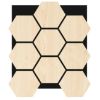 PANEL ROMB DEZEN SVETLI DEKOR 602x525x19mm - 1