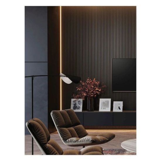 ZIDNI PANEL MDF 3D LUX CRNO-BRONZA 2500X287X21mm 1.435m2