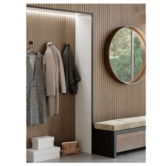 ZIDNI PANEL MDF 3D LUX HRAST-BRONZA 2500X287X21mm 1.435m2