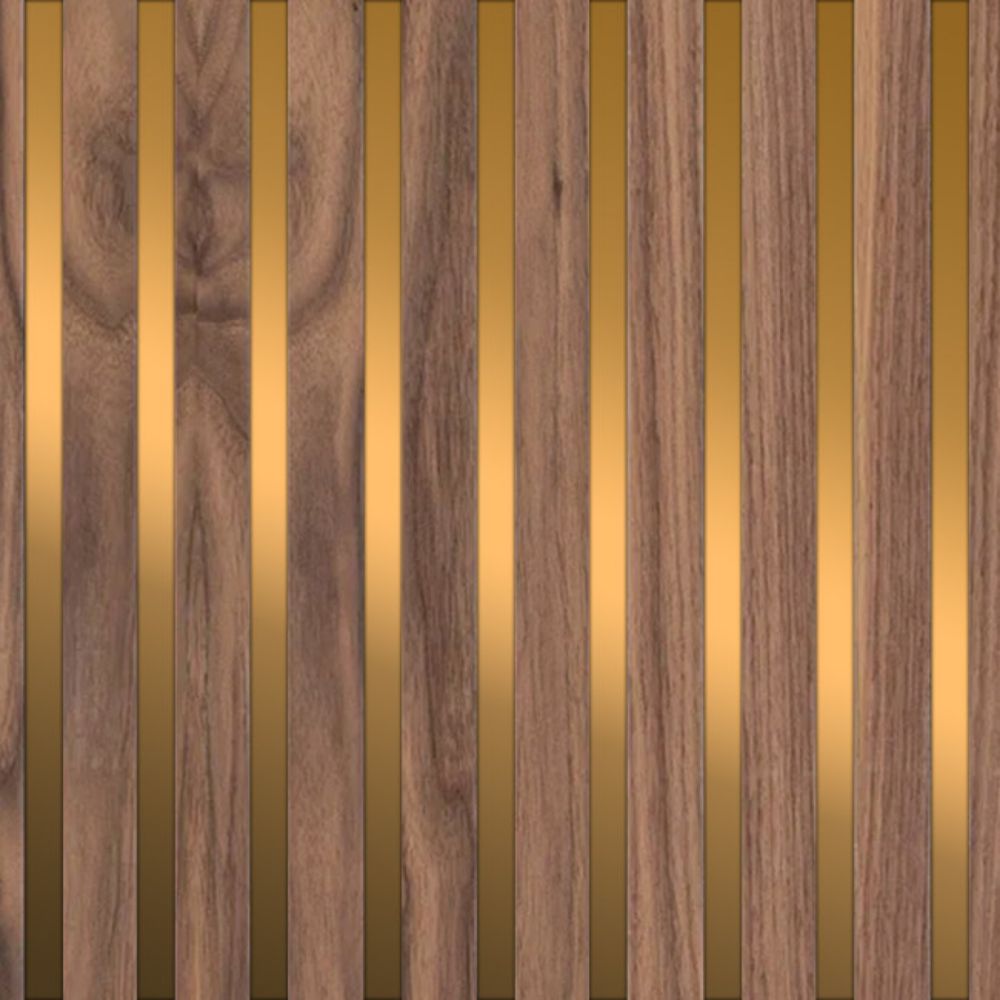 ZIDNI PANEL MDF 3D LUX HRAST-BRONZA 2500X287X21mm 1.435m2