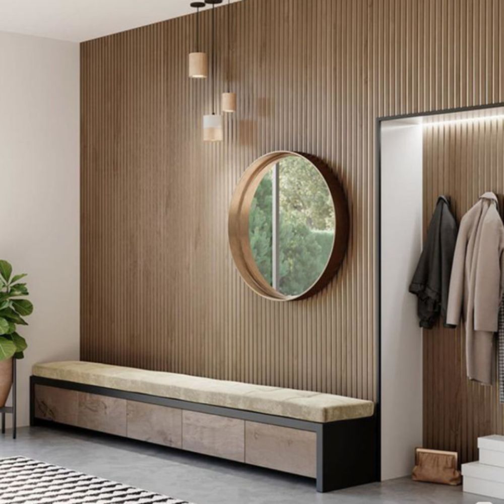 ZIDNI PANEL MDF 3D LUX HRAST-BRONZA 2500X287X21mm 1.435m2