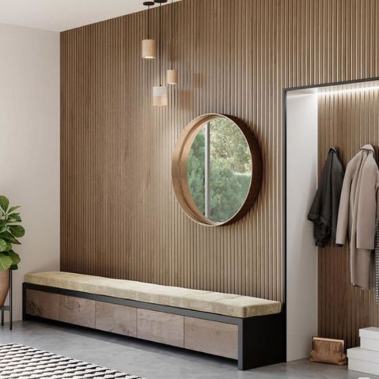 ZIDNI PANEL MDF 3D LUX HRAST-BRONZA 2500X287X21mm 1.435m2