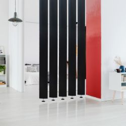 ZAKLON LETVICA 240x18x2.8cm CATALINA CRNA METALIK
