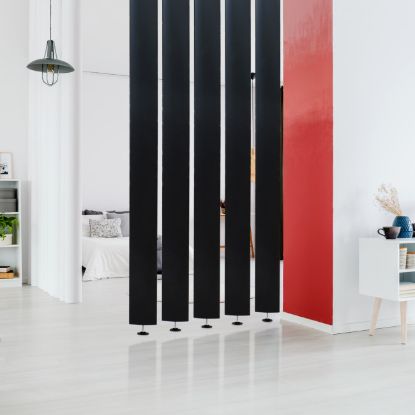 ZAKLON LETVICA 240x18x2.8cm CATALINA CRNA METALIK