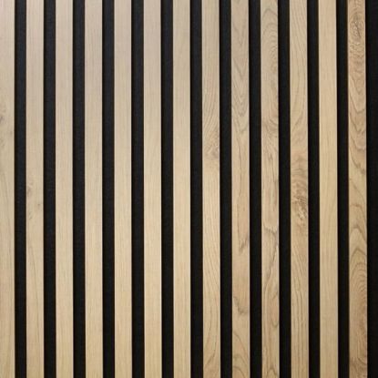 PANEL AKUSTIČNI 3D HRAST NATUR 2600X300X14mm 3kom. 2.34m2