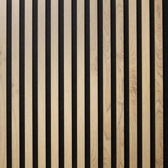 PANEL AKUSTIČNI 3D HRAST NATUR 2600X300X14mm 3kom. 2.34m2