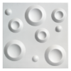 PLAFONSKA OBLOGA KRATER WHITE 2M2 3D - 1