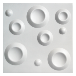 PLAFONSKA OBLOGA KRATER WHITE 2M2 3D
