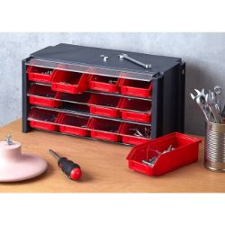 ORGANIZER PVC SA 12 FIOKE 360x170x190mm