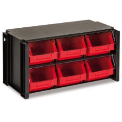 ORGANIZER PVC SA 6 FIOKE 360x170x190mm