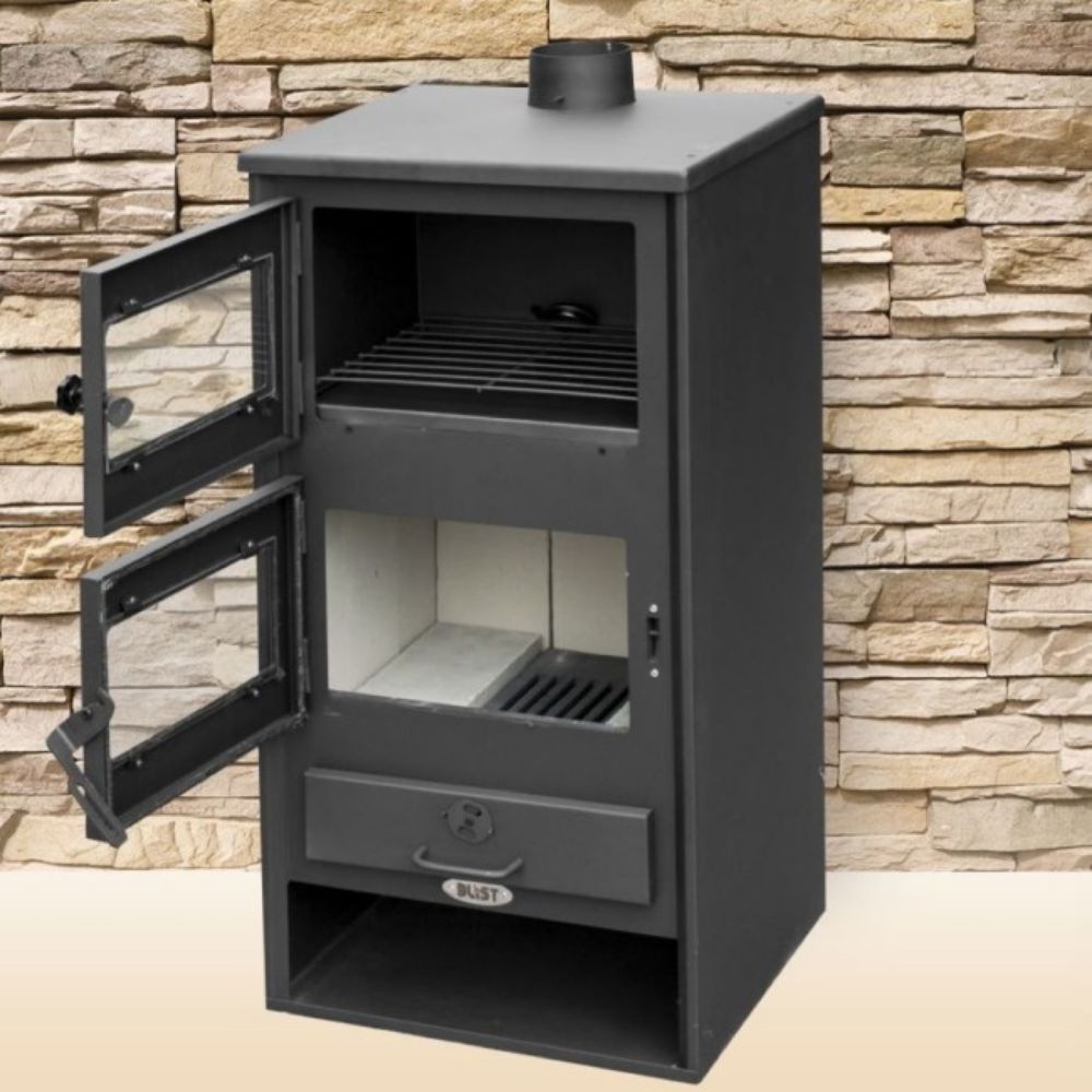 PEĆ NAPOLI SA RERNOM 510X490X1070MM, 10-12kW