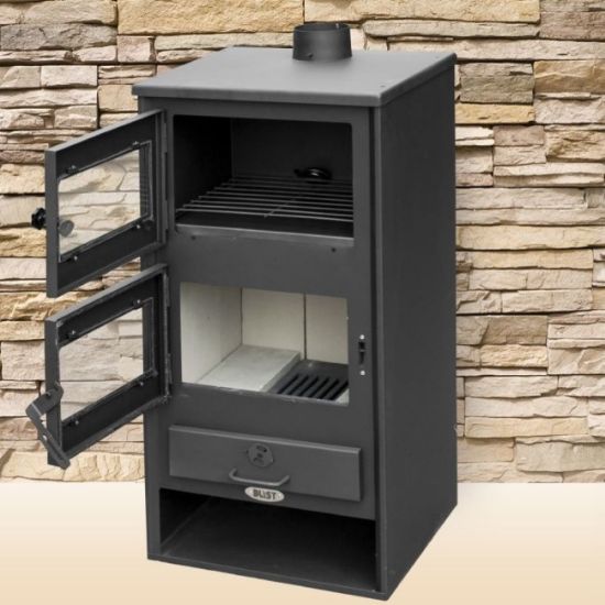 PEĆ NAPOLI SA RERNOM 510X490X1070MM, 10-12kW