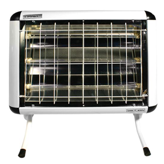 KVARCNA PEĆ  3X  800W OBLA