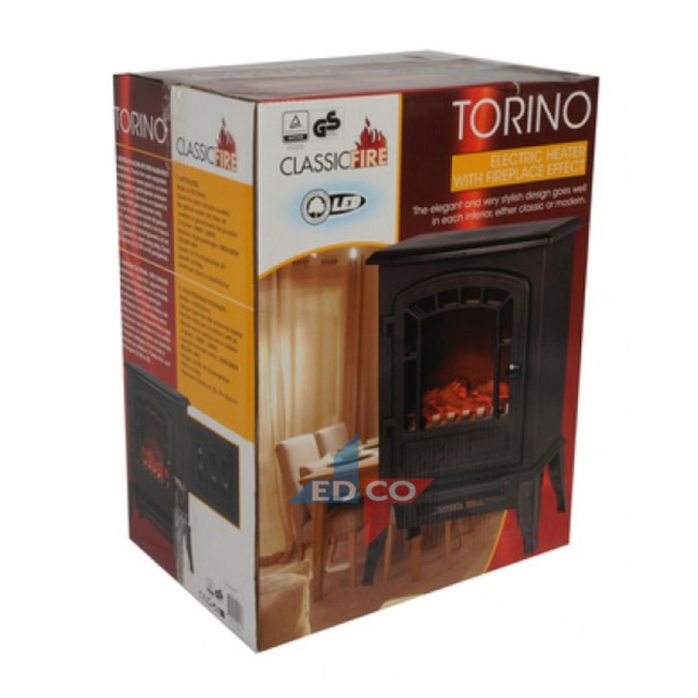 KAMIN LED TORINO 2000W 38x56.5x24cm