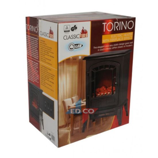 KAMIN LED TORINO 2000W 38x56.5x24cm