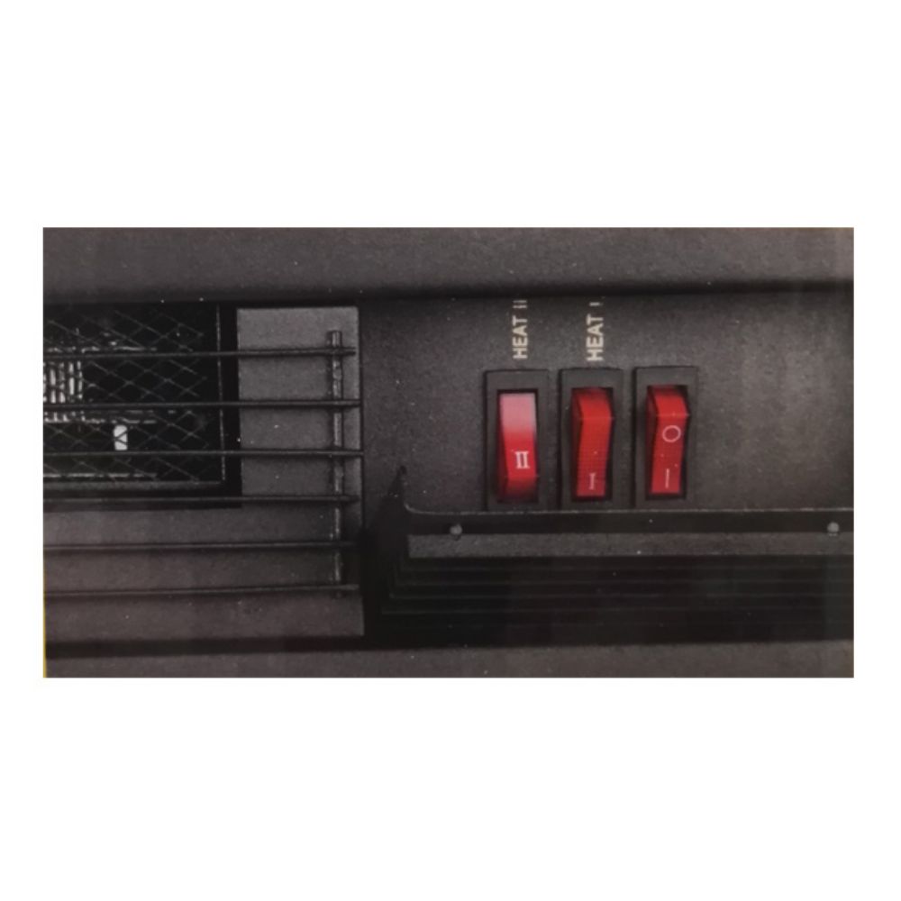 KAMIN CHICAGO LED 1800W CRNI