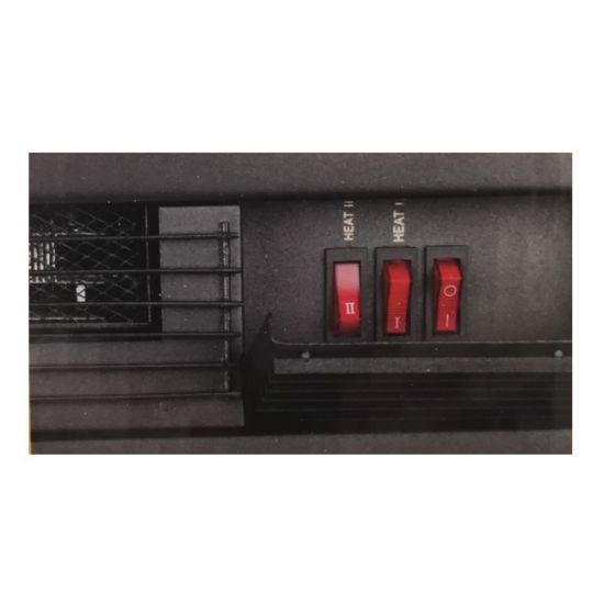 KAMIN CHICAGO LED 1800W CRNI
