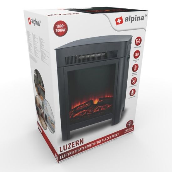 KAMIN DEKORATIVNI LUZERN LED 1800W