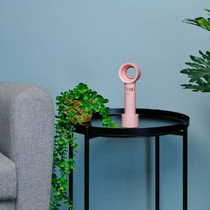RUČNI VENTILATOR BEZ PROPELERA PUNJIVI ROZE