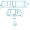 BAZEN PRAVOUGAONI POWER STEEL 549X274X122CM, SA PUMPOM - 3