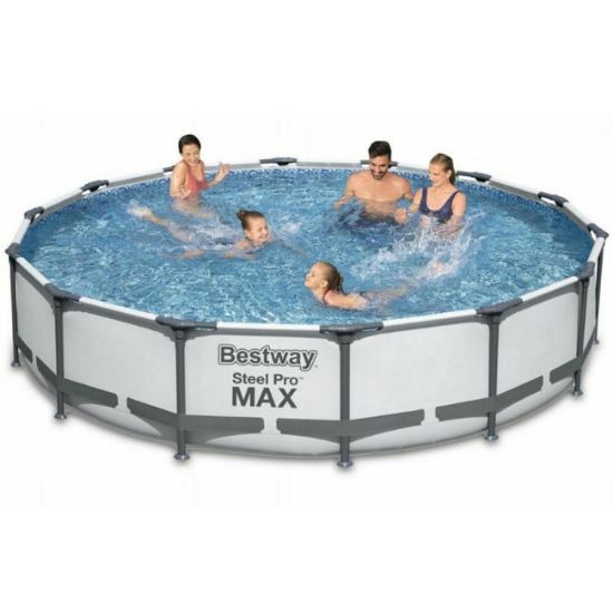 BAZEN STEEL PRO 427X84CM, SA PUMPOM