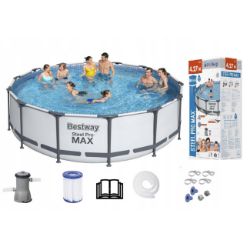BAZEN STEEL PRO 427X84CM, SA PUMPOM