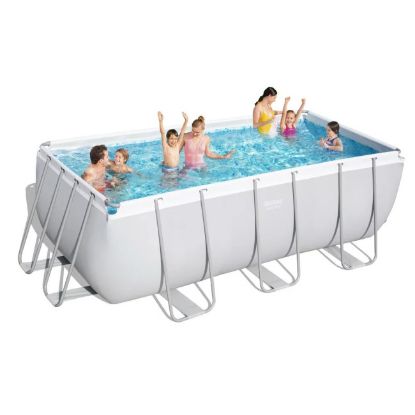 BAZEN PRAVOUGAONI POWER STEEL 412X201X122CM, SA PUMPOM