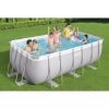 BAZEN PRAVOUGAONI POWER STEEL 412X201X122CM, SA PUMPOM - 2