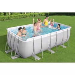 BAZEN PRAVOUGAONI POWER STEEL 412X201X122CM, SA PUMPOM
