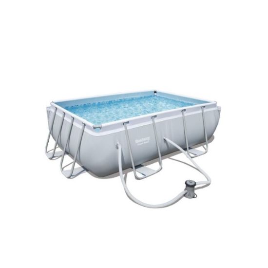BAZEN POWER STEEL, PRAVOUGA. 2.82mX1.96mX84cm SA PUMPOM