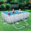 BAZEN POWER STEEL, PRAVOUGA. 2.82mX1.96mX84cm SA PUMPOM - 2