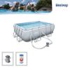 BAZEN POWER STEEL, PRAVOUGA. 2.82mX1.96mX84cm SA PUMPOM - 4