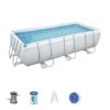 BAZEN PRAVOUGAONI SET 4.04m x 2.01m x 1.00m POWER STEEL - 1
