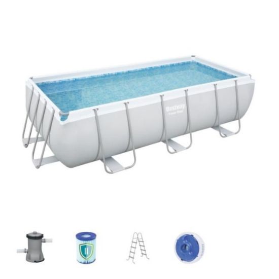 BAZEN PRAVOUGAONI SET 4.04m x 2.01m x 1.00m POWER STEEL