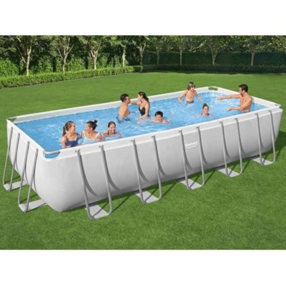 BAZEN PRAVOUGAONI 640X274X132CM SA PEŠČANOM PUMPOM