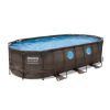 BAZEN OVALNI RATAN 549X274X122CM SA PUMPOM - 2