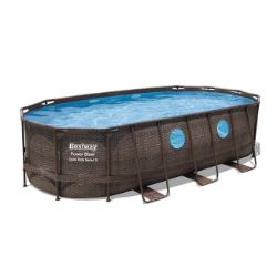 BAZEN OVALNI RATAN 549X274X122CM SA PUMPOM