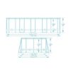 BAZEN OVALNI RATAN 549X274X122CM SA PUMPOM - 4