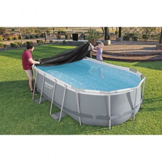 POKRIVAČ ZA BAZEN OVALNI 427X250X100CM PVC