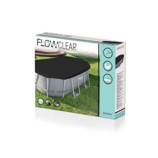 POKRIVAČ ZA BAZEN OVALNI 427X250X100CM PVC