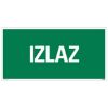 ZNAK - IZLAZ - 150X300MM - 1