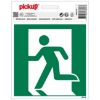 SAMOLEPLJIVA NALEPNICA - IZLAZ U SLUČAJU NUŽDE - LEVO - 150X150MM - 1