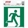 SAMOLEPLJIVA NALEPNICA - IZLAZ U SLUČAJU NUŽDE - DESNO - 150X150MM - 1