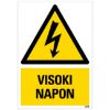 SAMOLEPLJIVA NALEPNICA - VISOKI NAPON - 230X330MM - 1