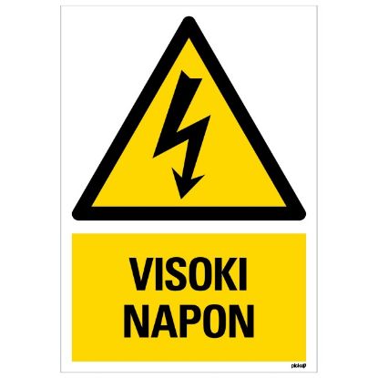 SAMOLEPLJIVA NALEPNICA - VISOKI NAPON - 230X330MM
