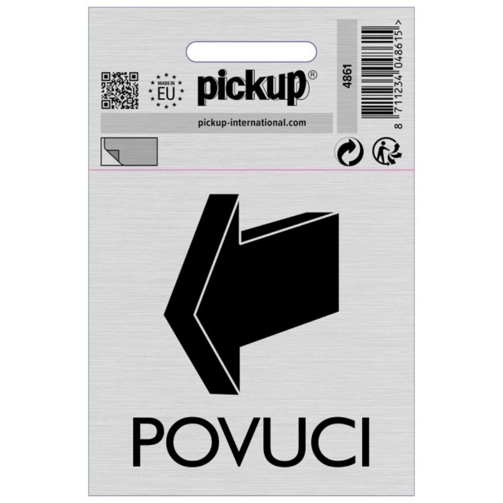 SAMOLJEPLJIVA PLOČICA - POVUCI - 80X80MM