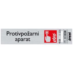 SAMOLEPLJIVA PLOČICA - PROTIVPOŽARNI ALARM -165X44MM